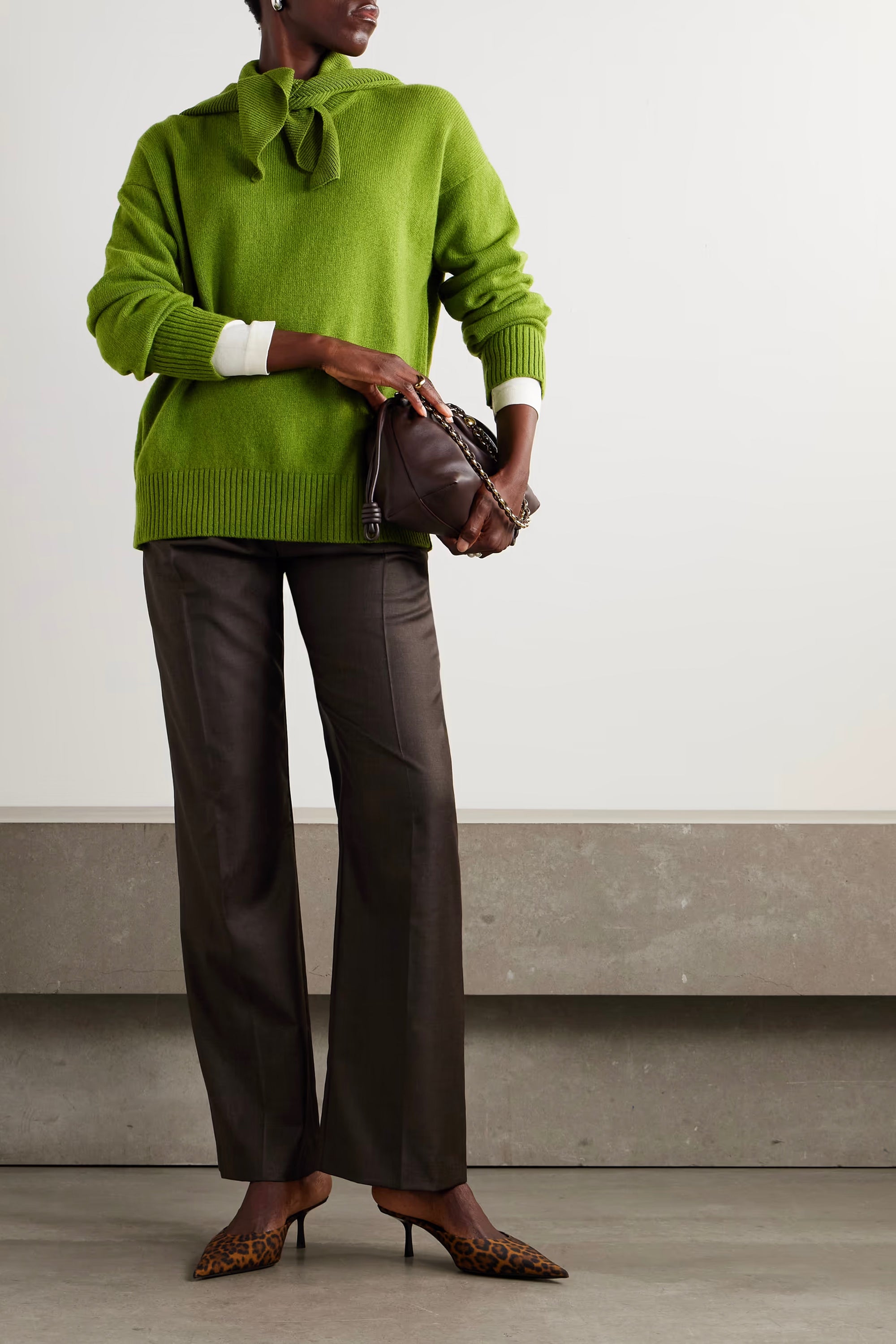 Green Innes Slouch Crewneck
