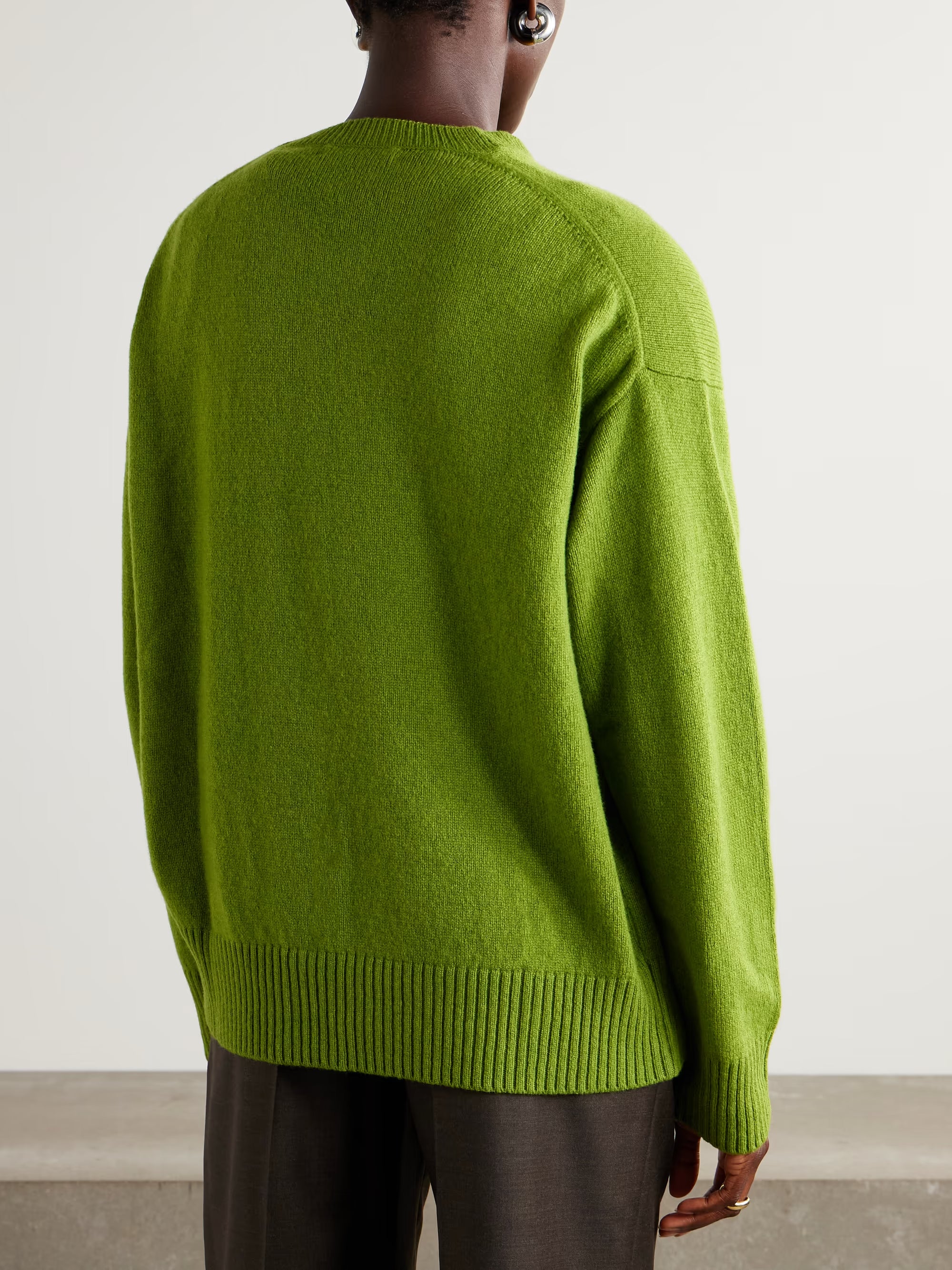 Green Innes Slouch Crewneck