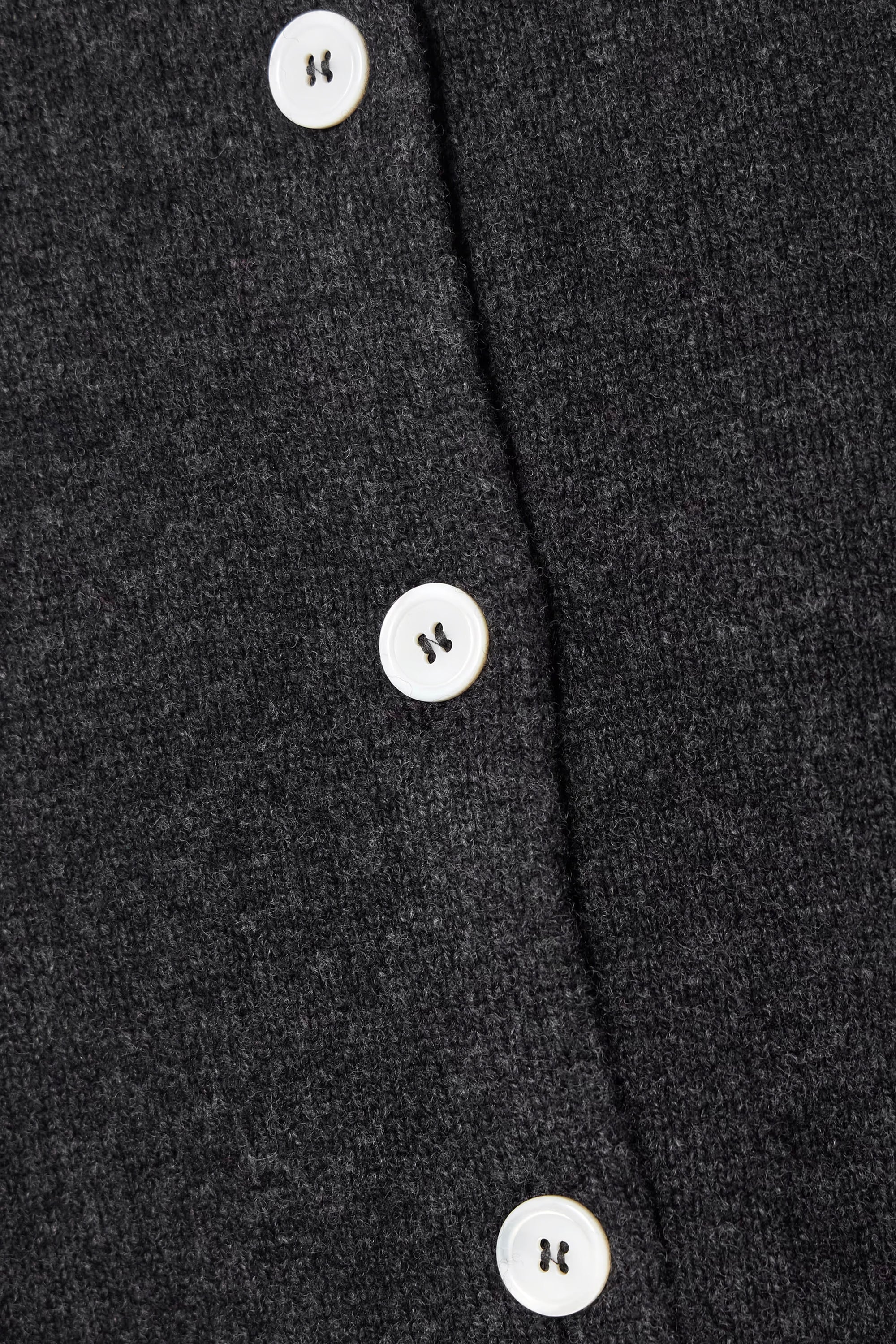 Dark Grey Ada Crewneck Cardigan