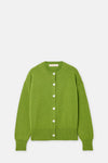 Green Ada Crewneck Cardigan