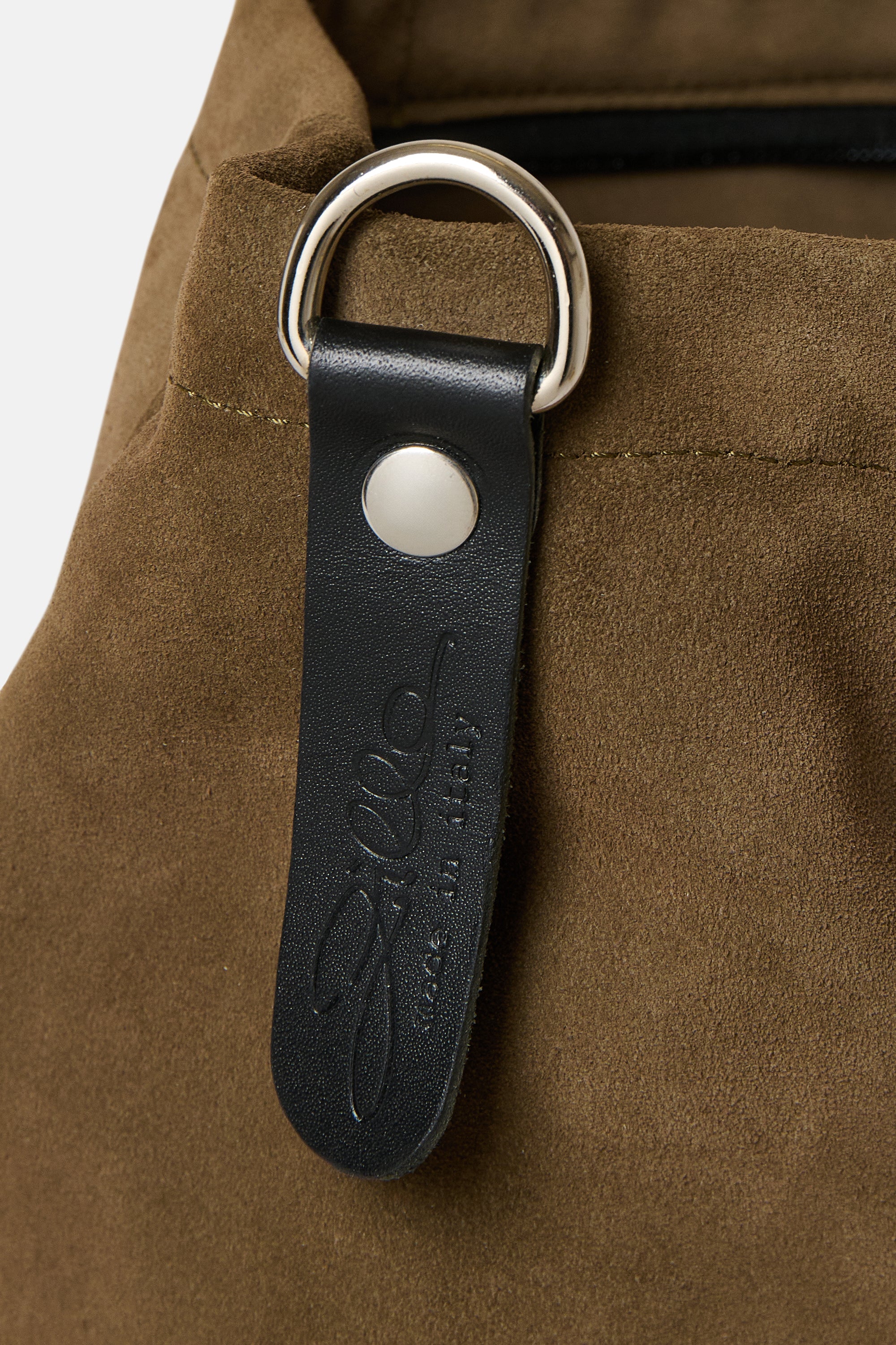 Hunting Green Suede leather classic rucksack