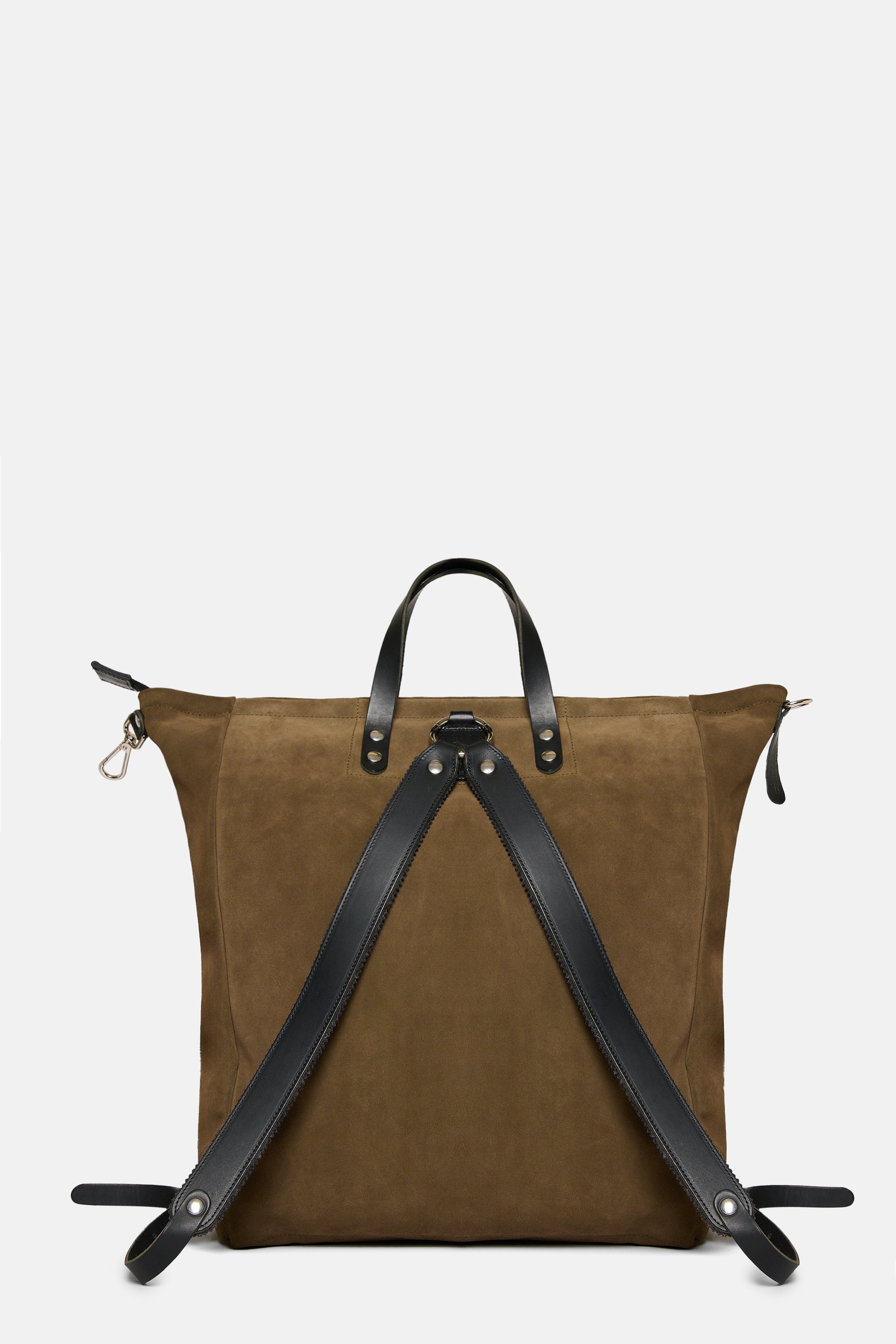 Hunting Green Suede leather classic rucksack