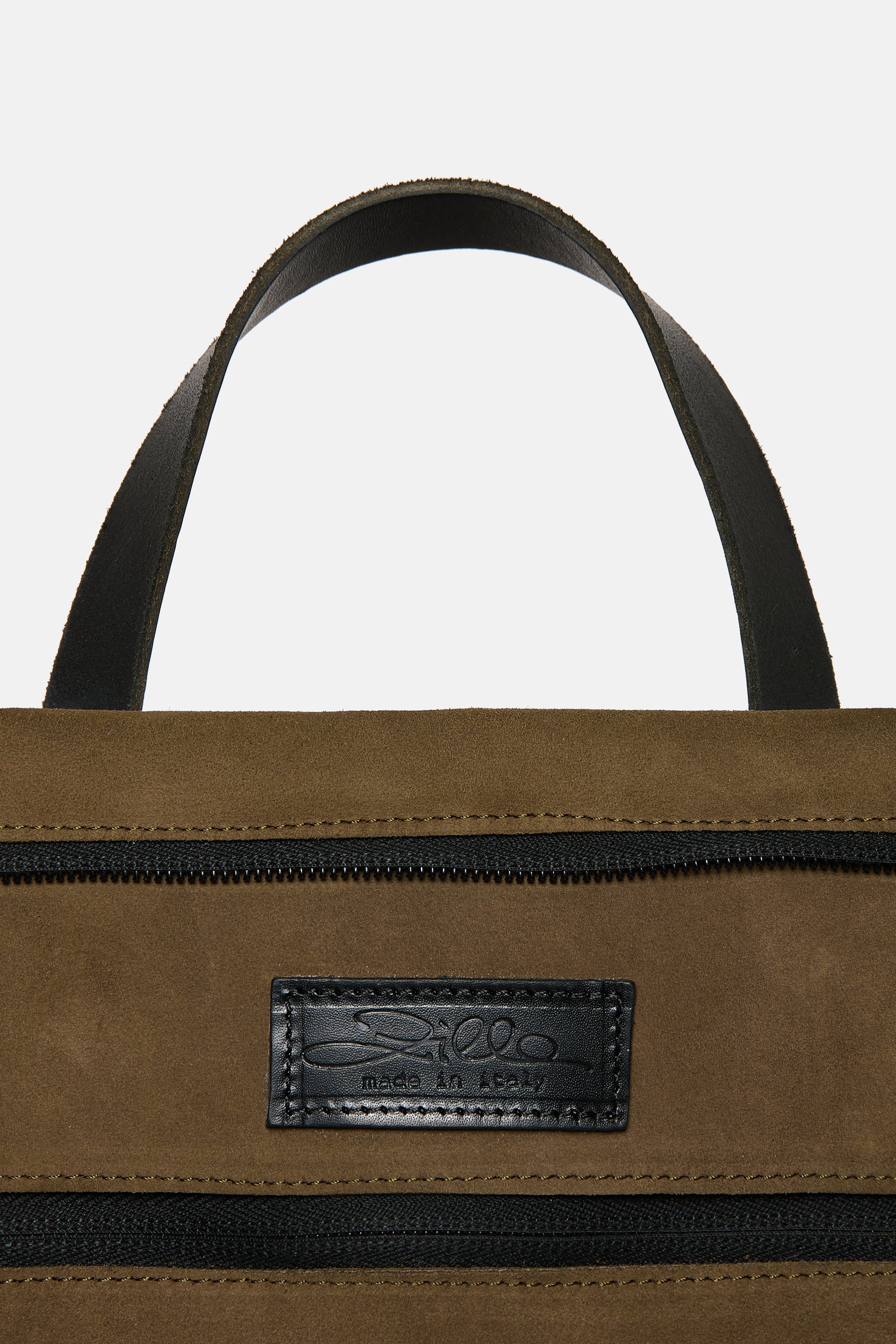 Hunting Green Suede leather classic rucksack