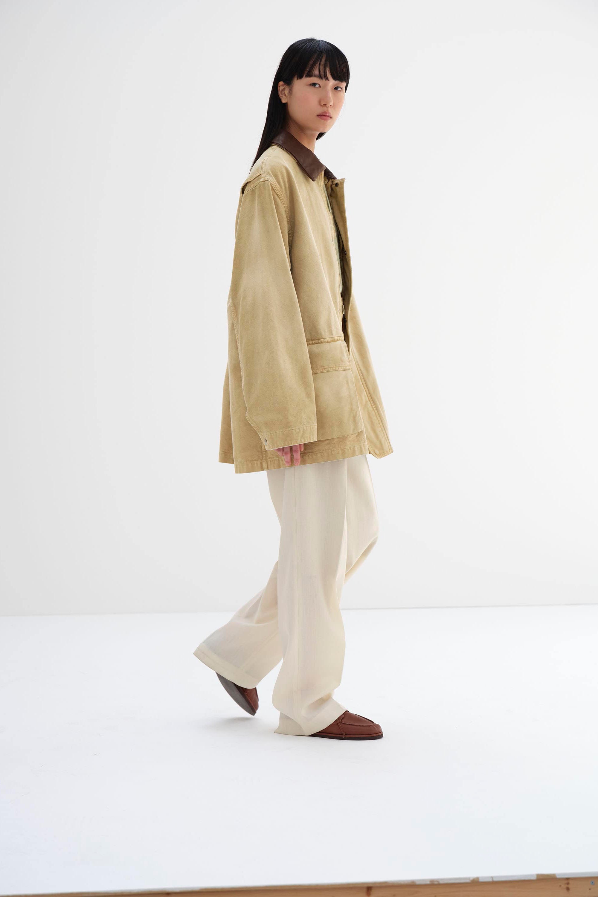 オーラリー　ORGANIC COTTON DUCK BLOUSON Auralee Product Dyed Organic Cotton Duck Blouson | Faded